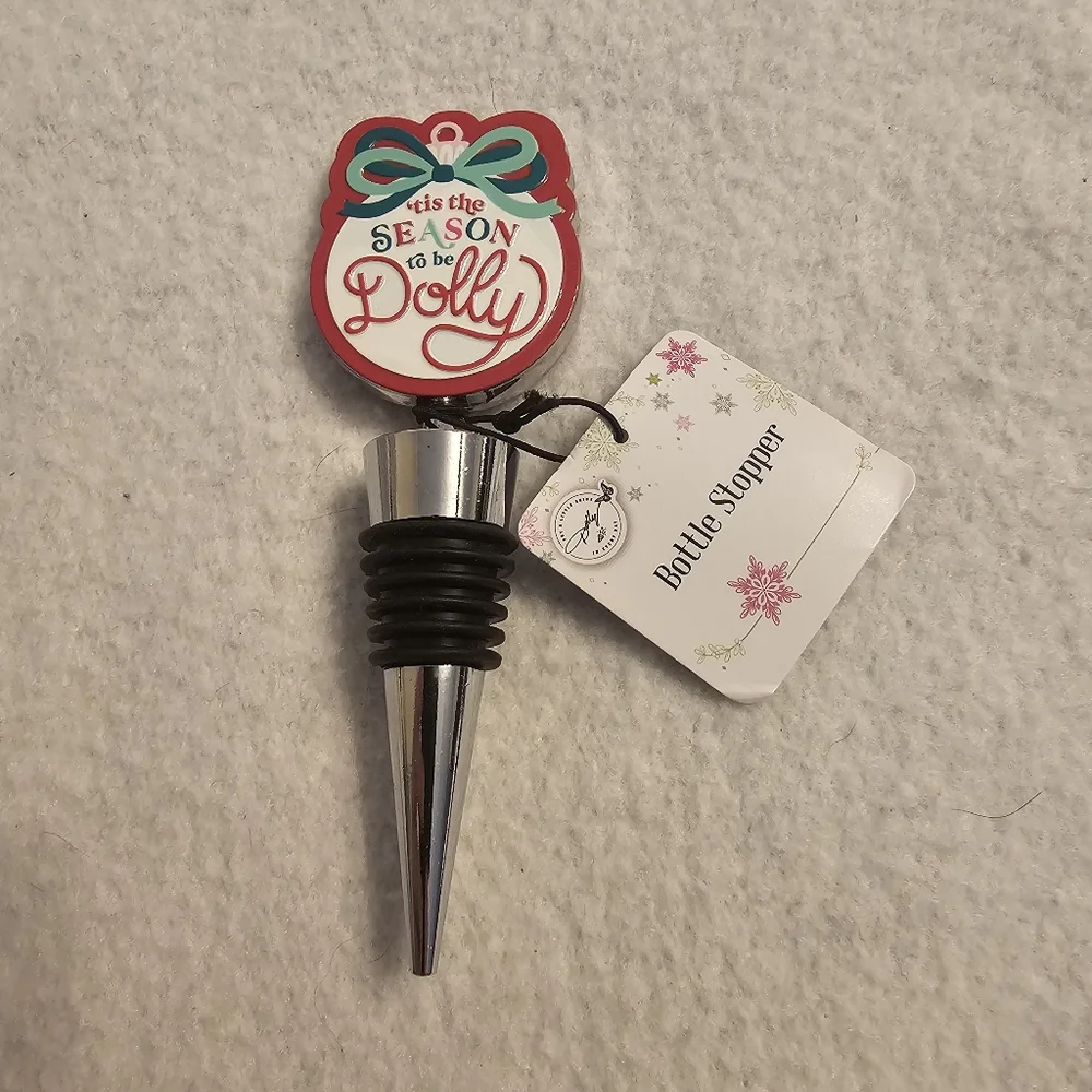 Dolly Parton Tis The Season To Be Dolly Wine Bottle Stopper